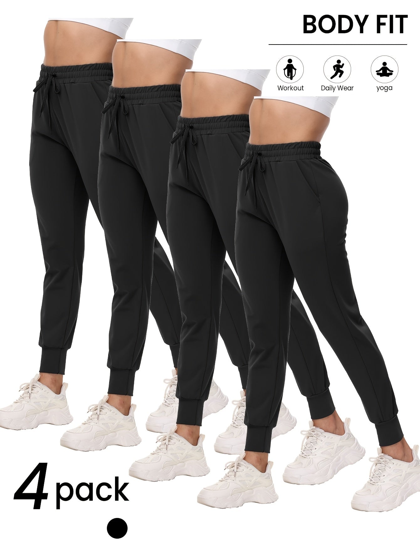 Women's Jogger Pants - Stretch With Pockets detail view