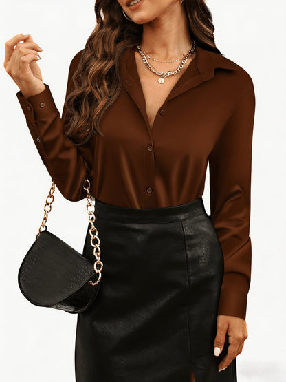 Women's Jumpsuit - Button-Front detail view