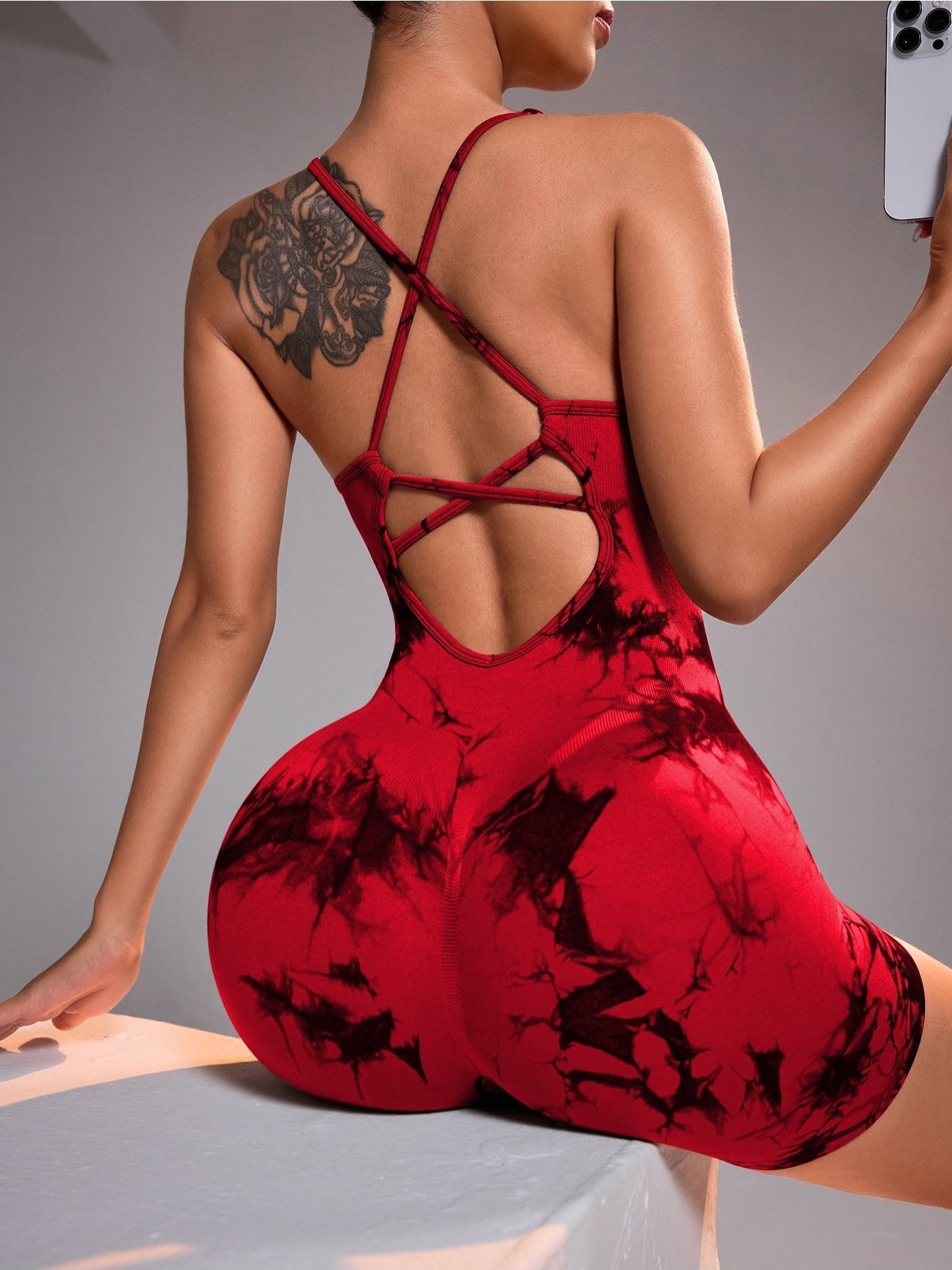 Women's Jumpsuit - Seamless detail view