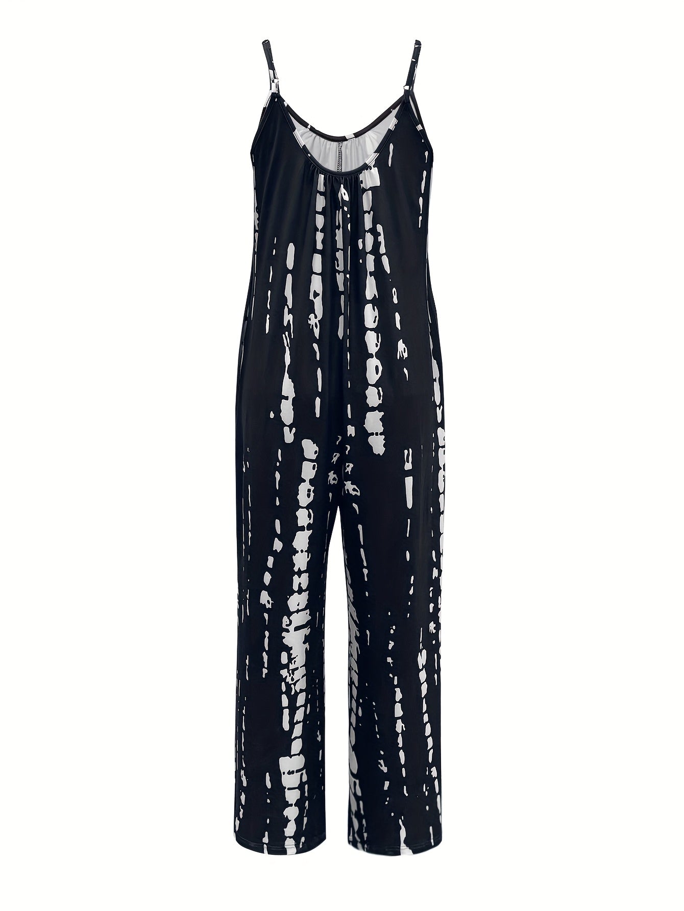 Women's Jumpsuit - Tie-Dye Wide Leg detail view