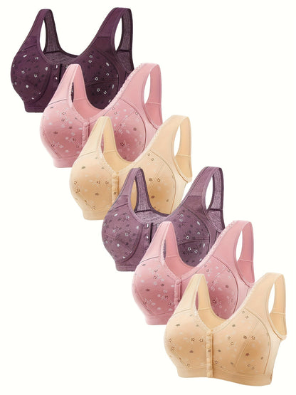 Women's Lace Bralette - 6-Pack Padded, Everyday Support – view 2