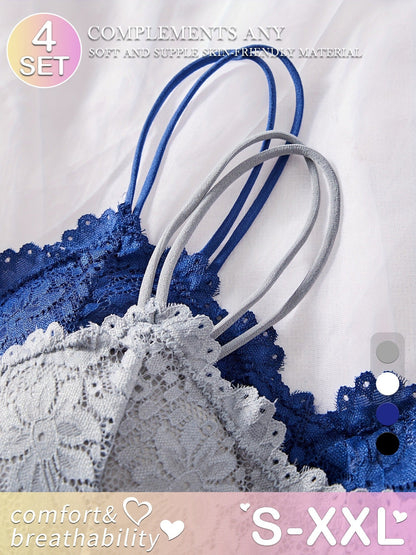 Women's Lace Camisole Set - Short Sleeve – view 11