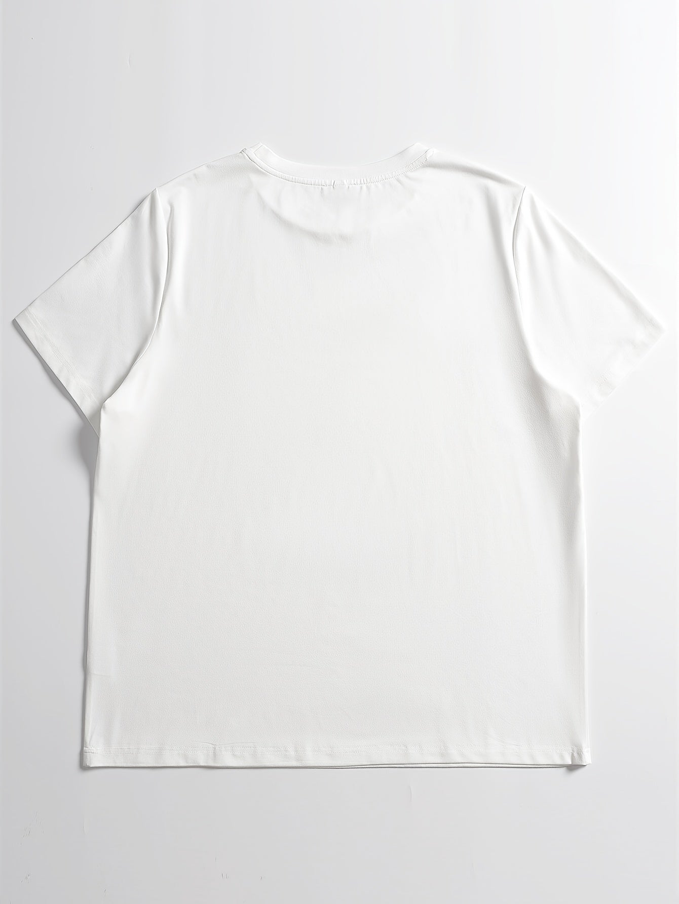 Women's Lace Detail Blouse - Classic Neck Short Sleeve – White detail view