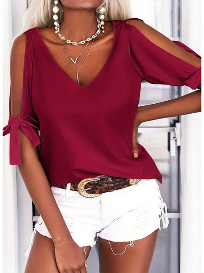 Women's Lace Detail Blouse - Relaxed Fit – Black option – view 7
