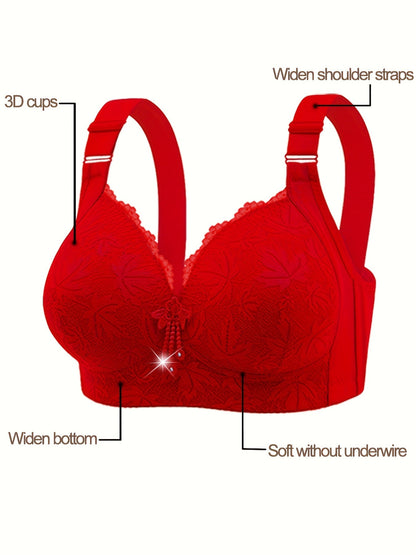 Women's Lace Detail Bra - Regular Fit – view 4
