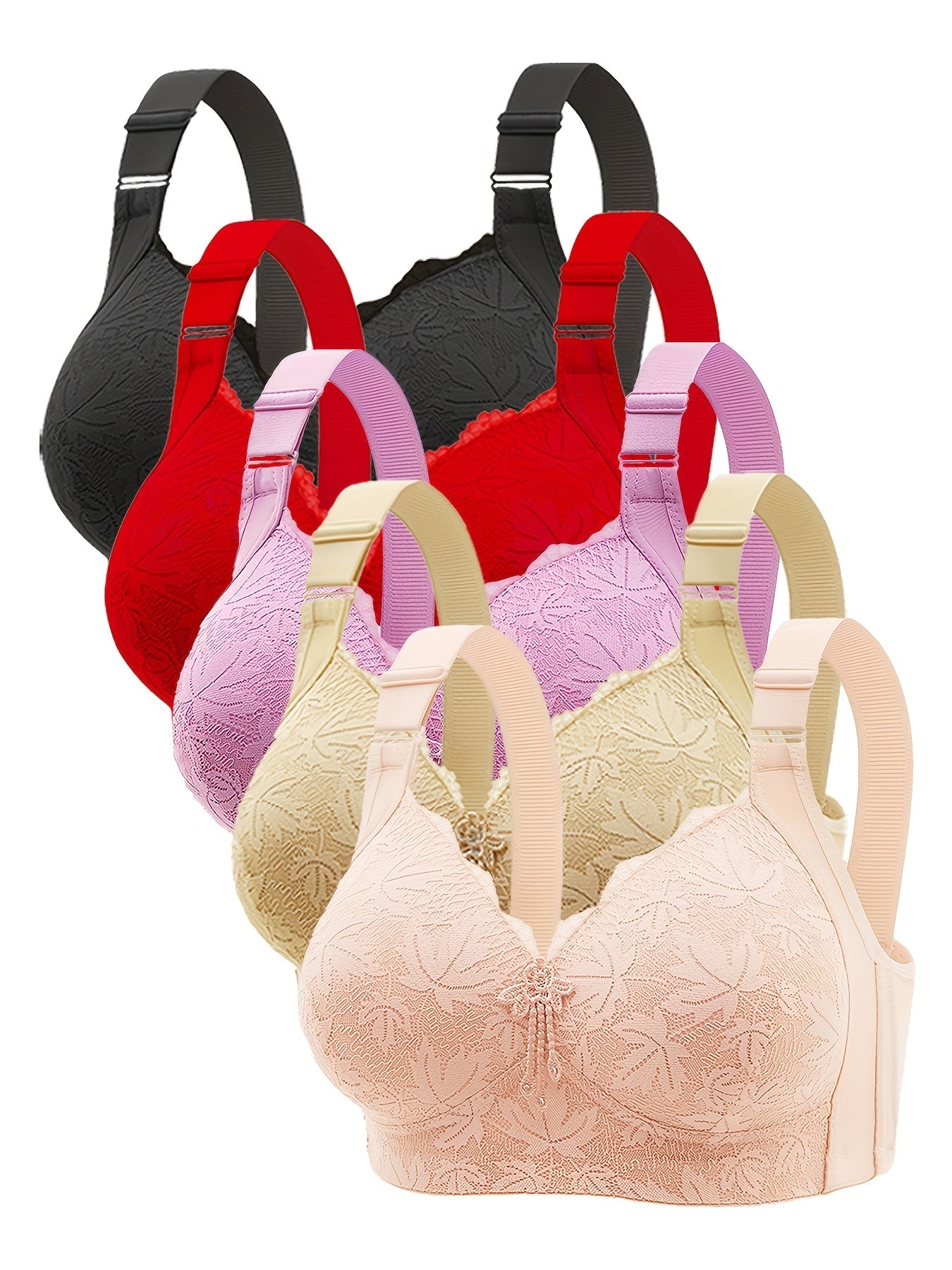 Women's Lace Detail Bra - Regular Fit – view 6