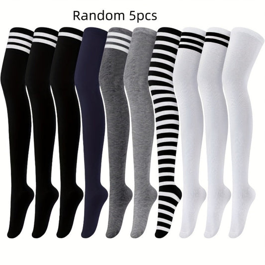 Women's Lace Detail Compression Socks - 5-Pair Pack detail view