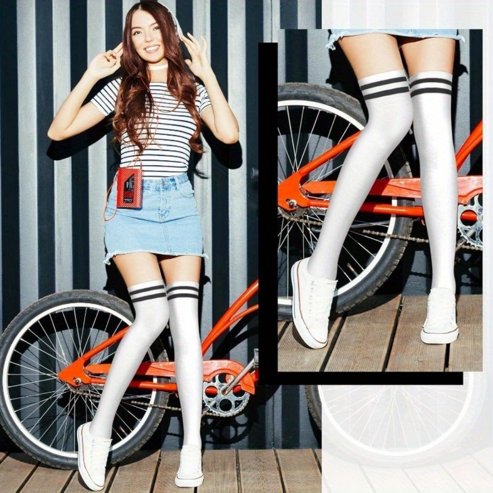 Women's Lace Detail Compression Socks - 5-Pair Pack detail view