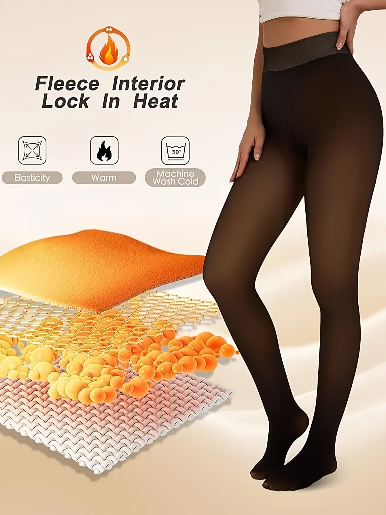 Women's Lace Detail Pantyhose - 2-Piece Pack – view 7