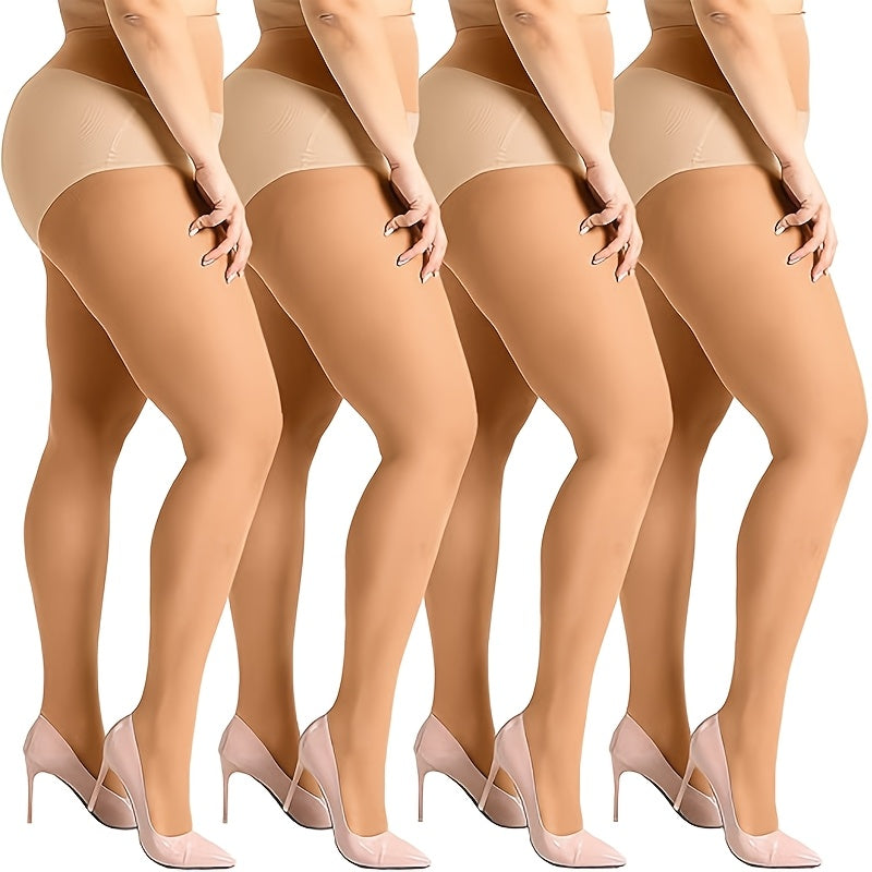 Women's Lace Detail Pantyhose - 4-Piece Pack – view 2