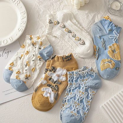 Women's Lace Detail Socks - 5-Pair Pack – view 4