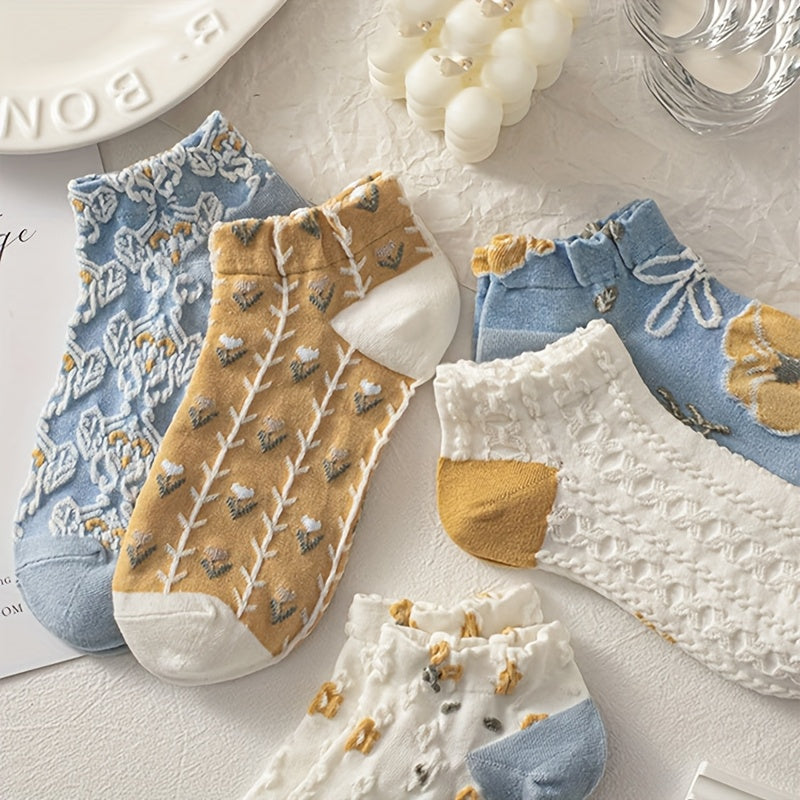 Women's Lace Detail Socks - 5-Pair Pack – view 14