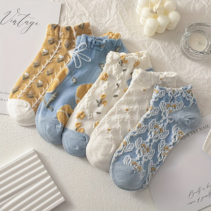 Women's Lace Detail Socks - 5-Pair Pack – view 16