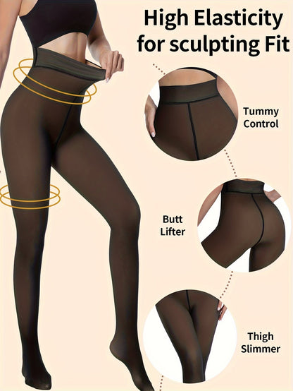 Women's Lace Detail Tights - 2-Piece Pack detail view
