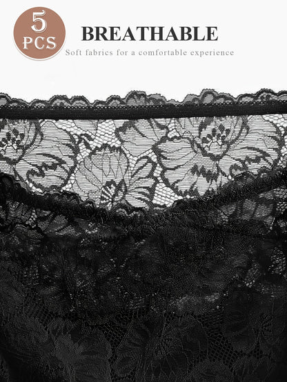 Women's Lace Lingerie Set - Romantic Sheer Lace Design – Sizes XS–XXL – view 3