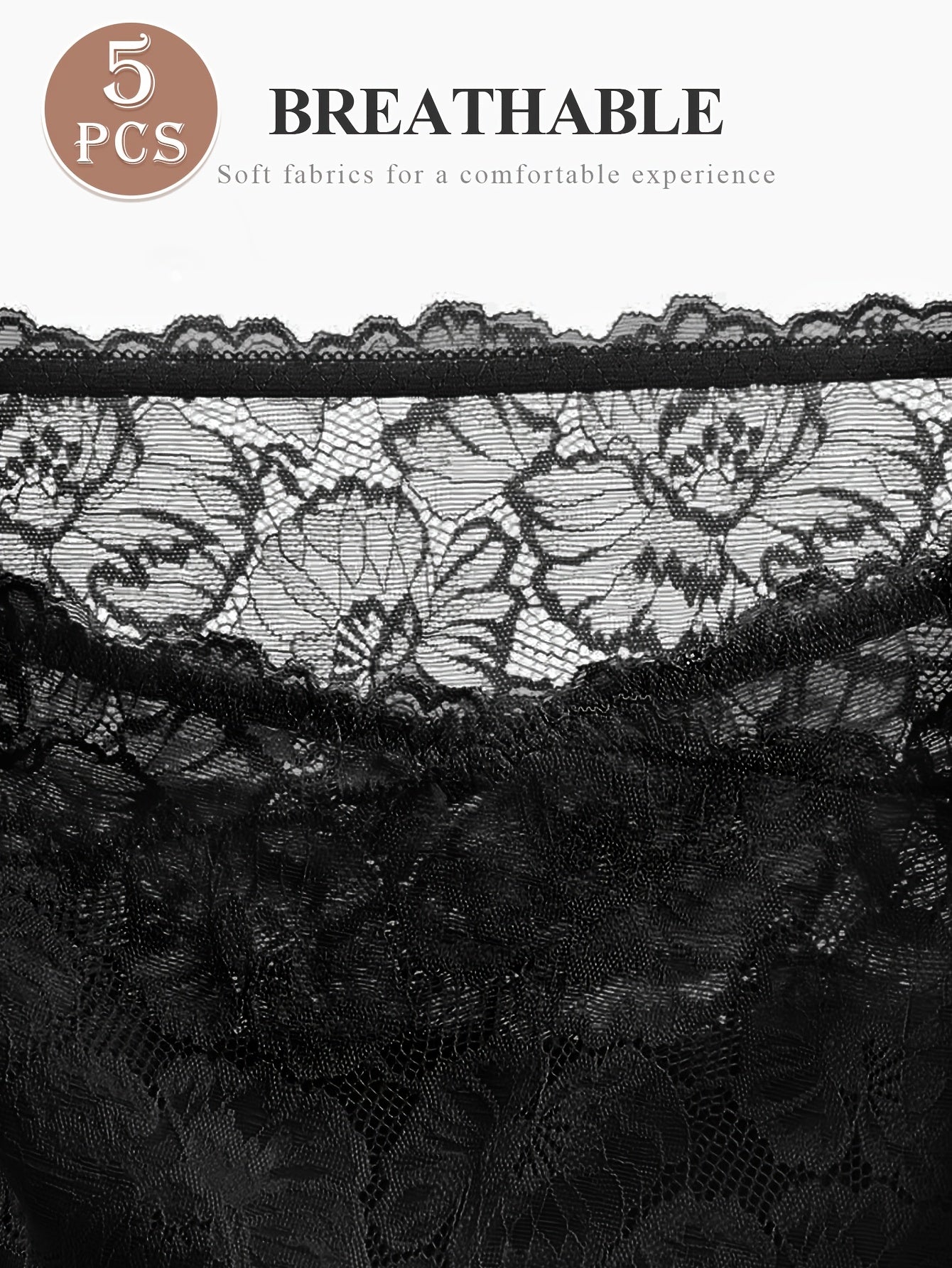 Women's Lace Lingerie Set - Romantic Sheer Lace Design – Sizes XS–XXL – view 7