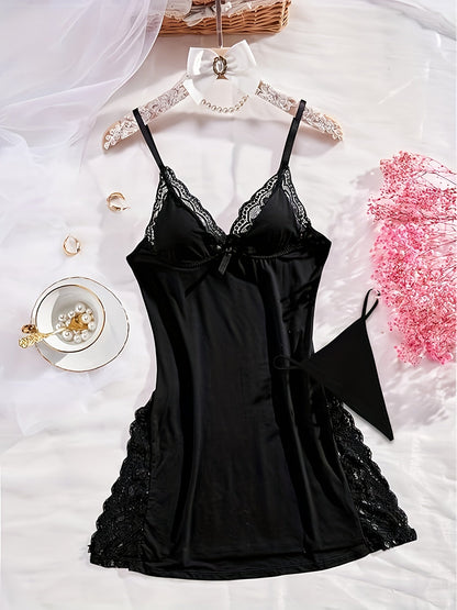 Women's Lace Nightgown - Sleeveless Comfort, Mixed colors – view 5