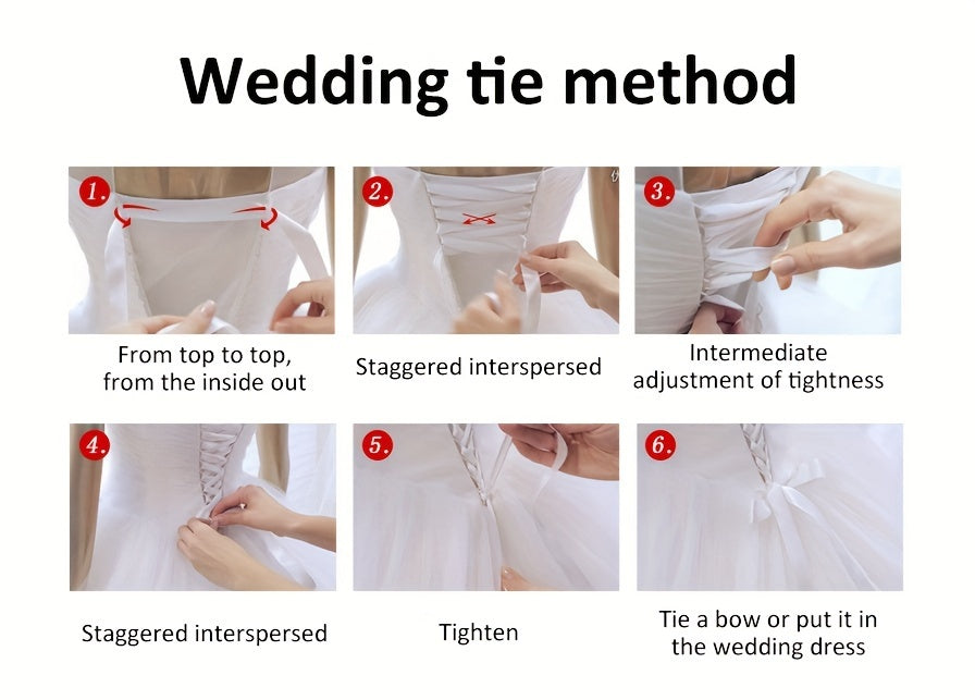 Women's Lace Off Shoulder Wedding Dress detail view