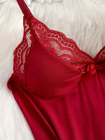 Women's Lace Pajama Set - 6-Piece Lace Comfort – view 10
