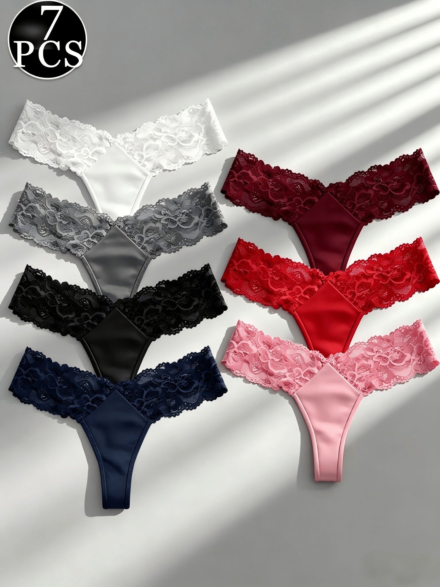 Women's Lace Thong Underwear - Everyday Comfort – view 5