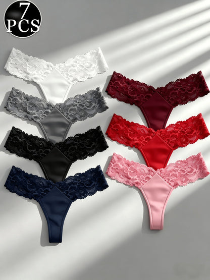 Women's Lace Thong Underwear - Everyday Comfort – view 5