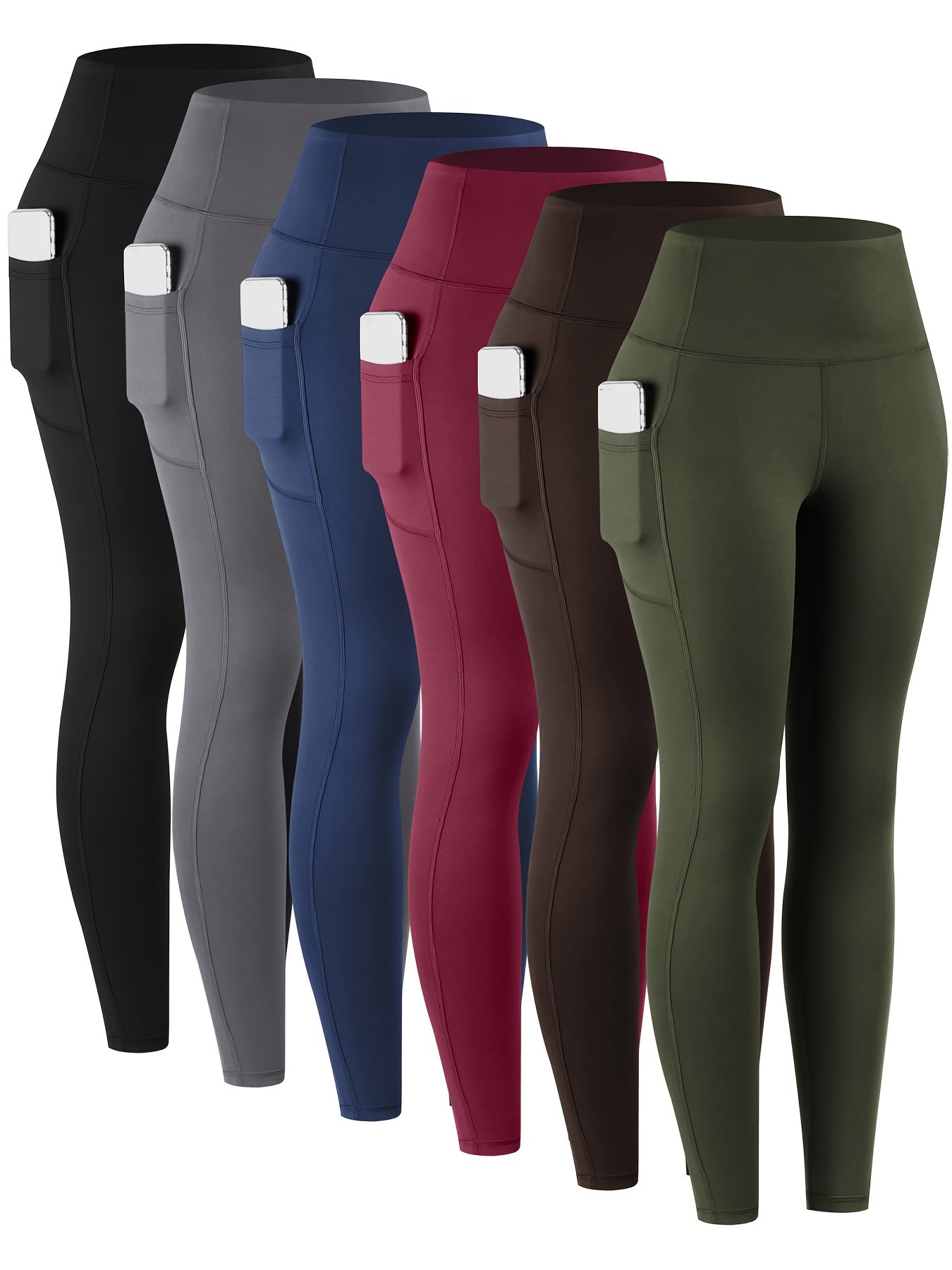 Women's Leggings - 6-Pack High-Waist detail view