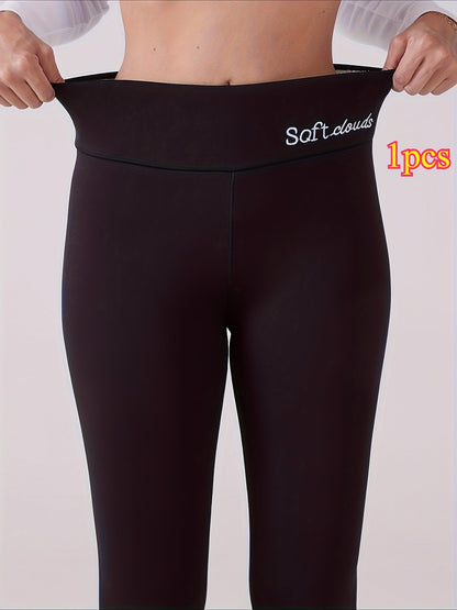 Women's Leggings - High-Waist Slim Fit detail view