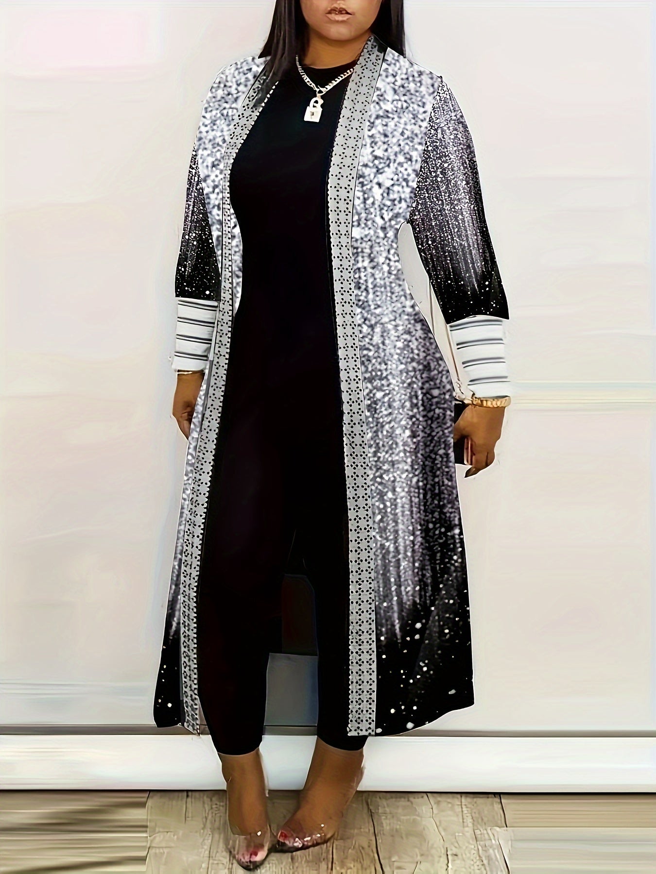 Women's Lightweight Graphic Pullover Coat detail view