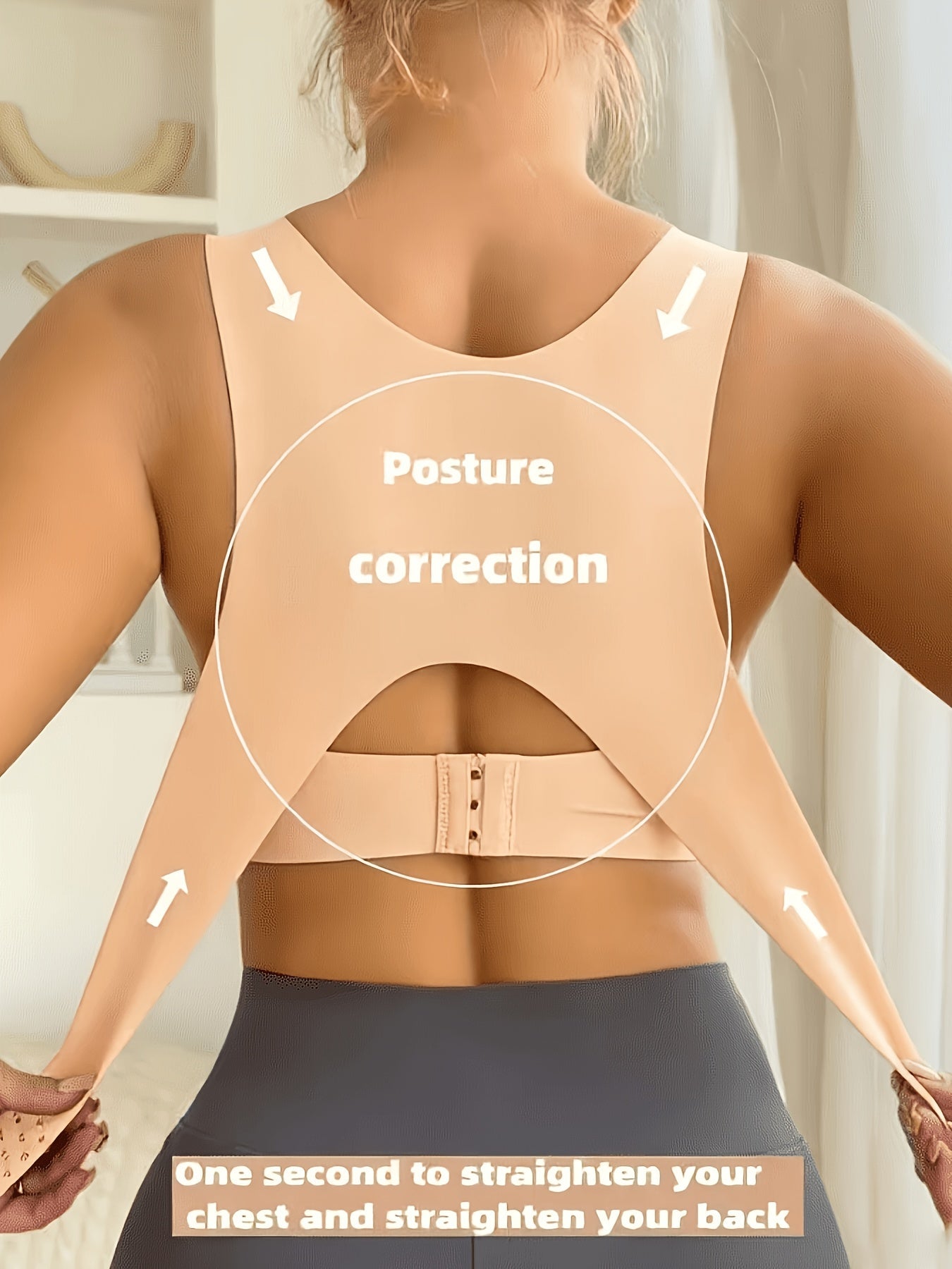 Women's Lightweight Posture Corrector - Upper Back Support Garment – view 9