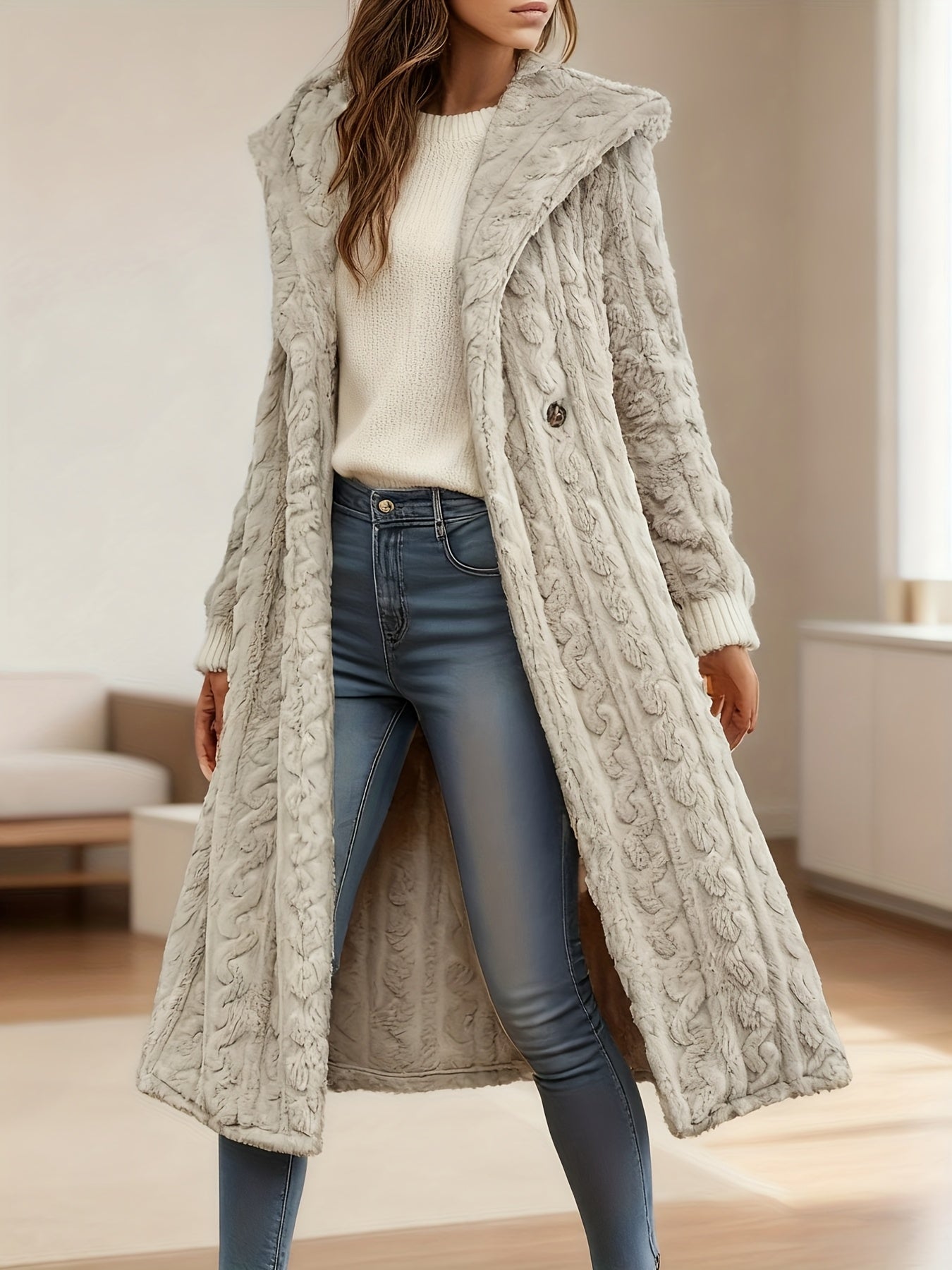 Women's Lightweight Single-Breasted Cardigan detail view