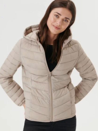 Women's Lightweight Zip-Up Coat – Sizes XS–XXL – Black option – view 4