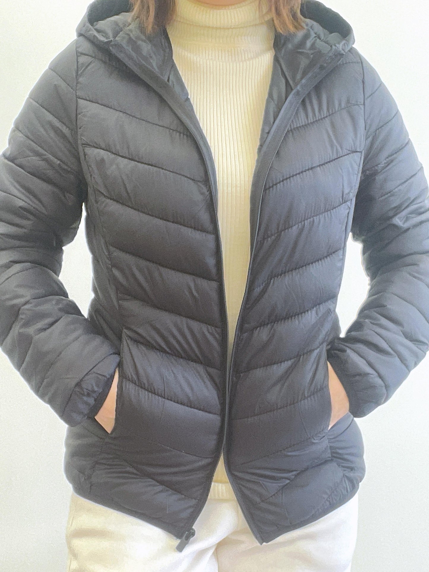 Women's Lightweight Zip-Up Coat – Sizes XS–XXL – Black option – view 7