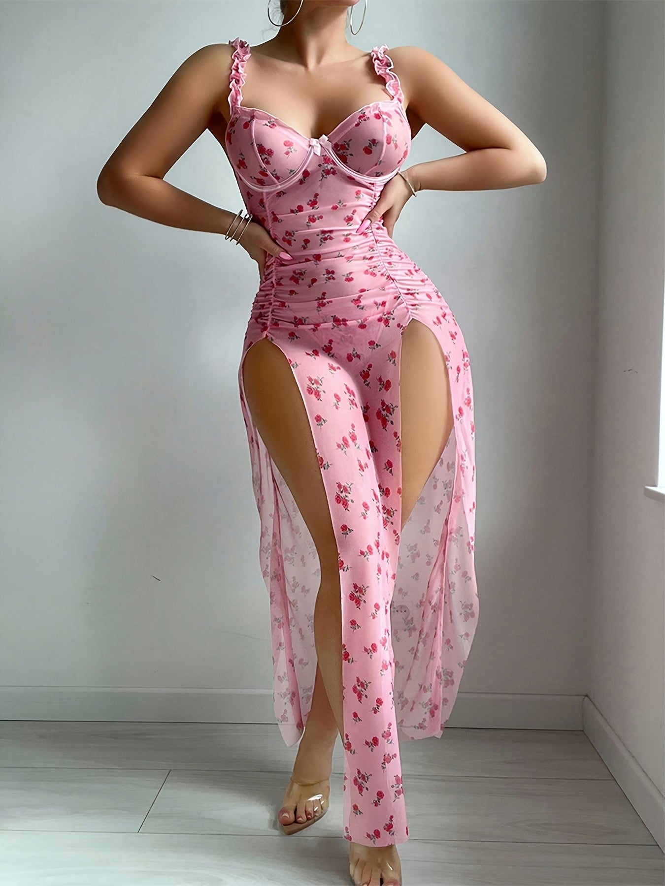 Women's Lingerie Set - Floral – view 11