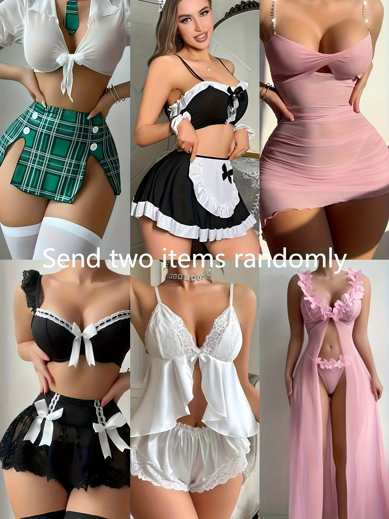 Women's Lingerie Set - Lace Detail – Sizes S–XL – view 4