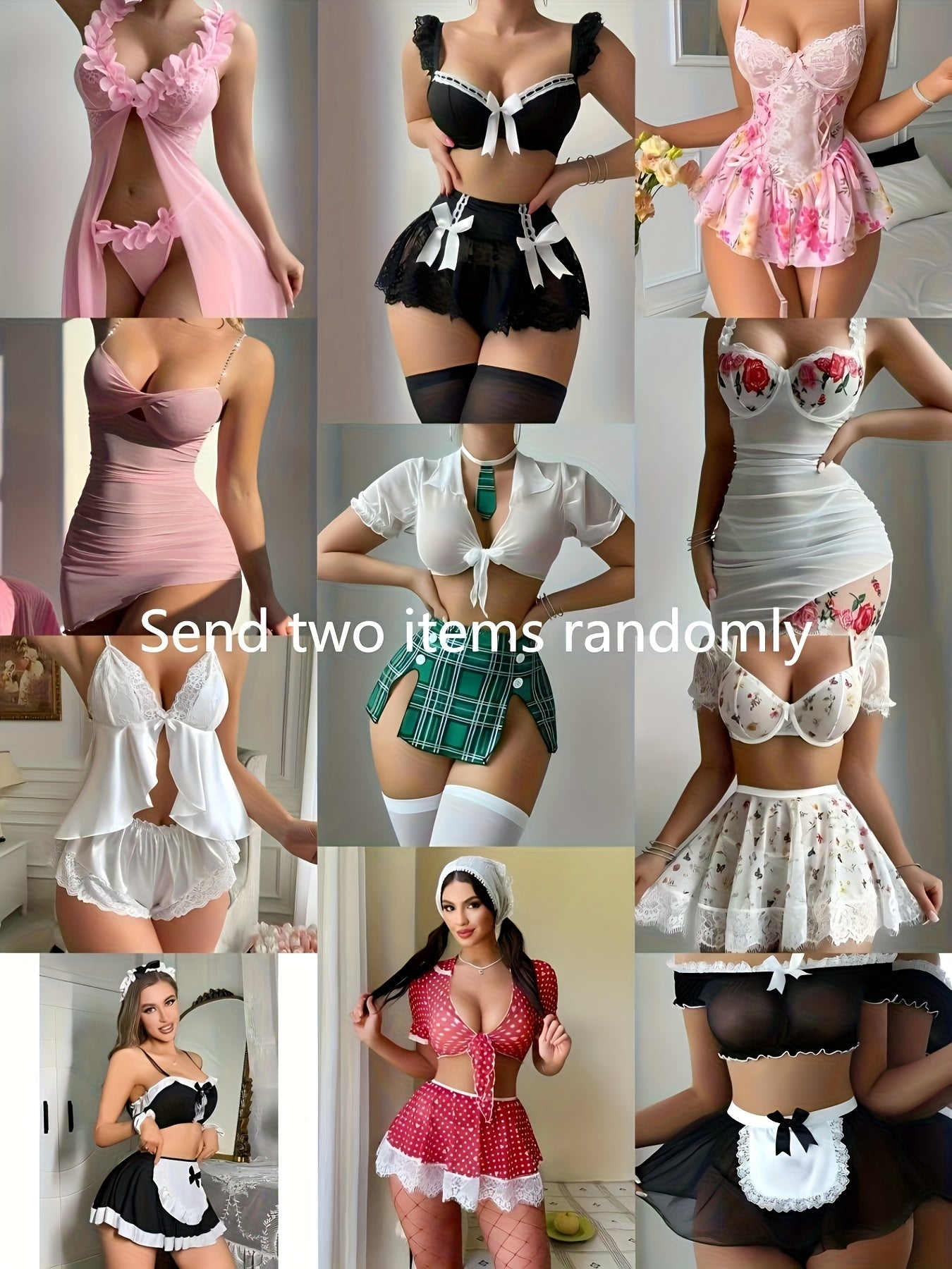 Women's Lingerie Set - Lace Detail – Sizes S–XL – view 6