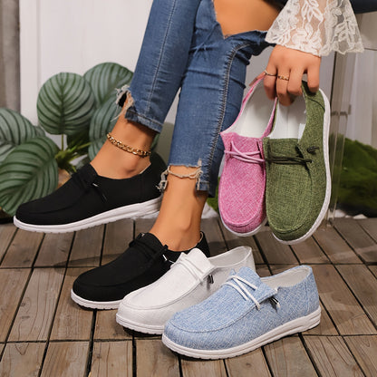 Women's Loafers & Flats – Breathable Mesh Lightweight for Everyday Wear – White – main product image