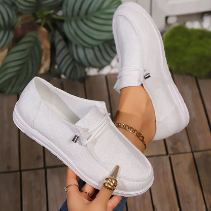 Women's Loafers & Flats – Breathable Mesh Lightweight for Everyday Wear – White – White option – view 3