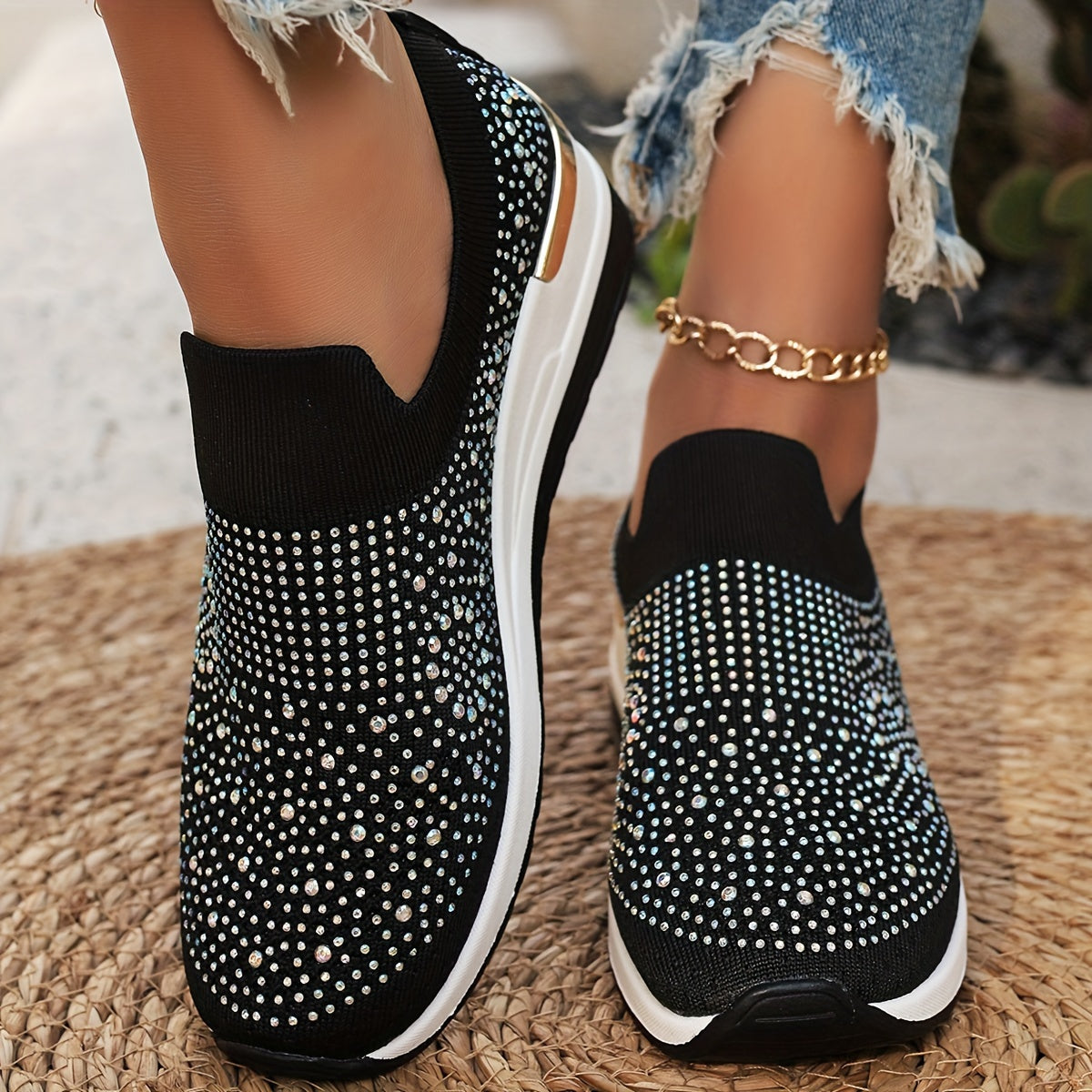 Women's Loafers & Flats - Breathable Mesh Slip-On for Everyday Wear - Signature Style – view 3