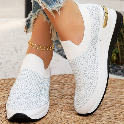 Women's Loafers & Flats - Breathable Mesh Slip-On for Everyday Wear - Signature Style – Black option – view 2