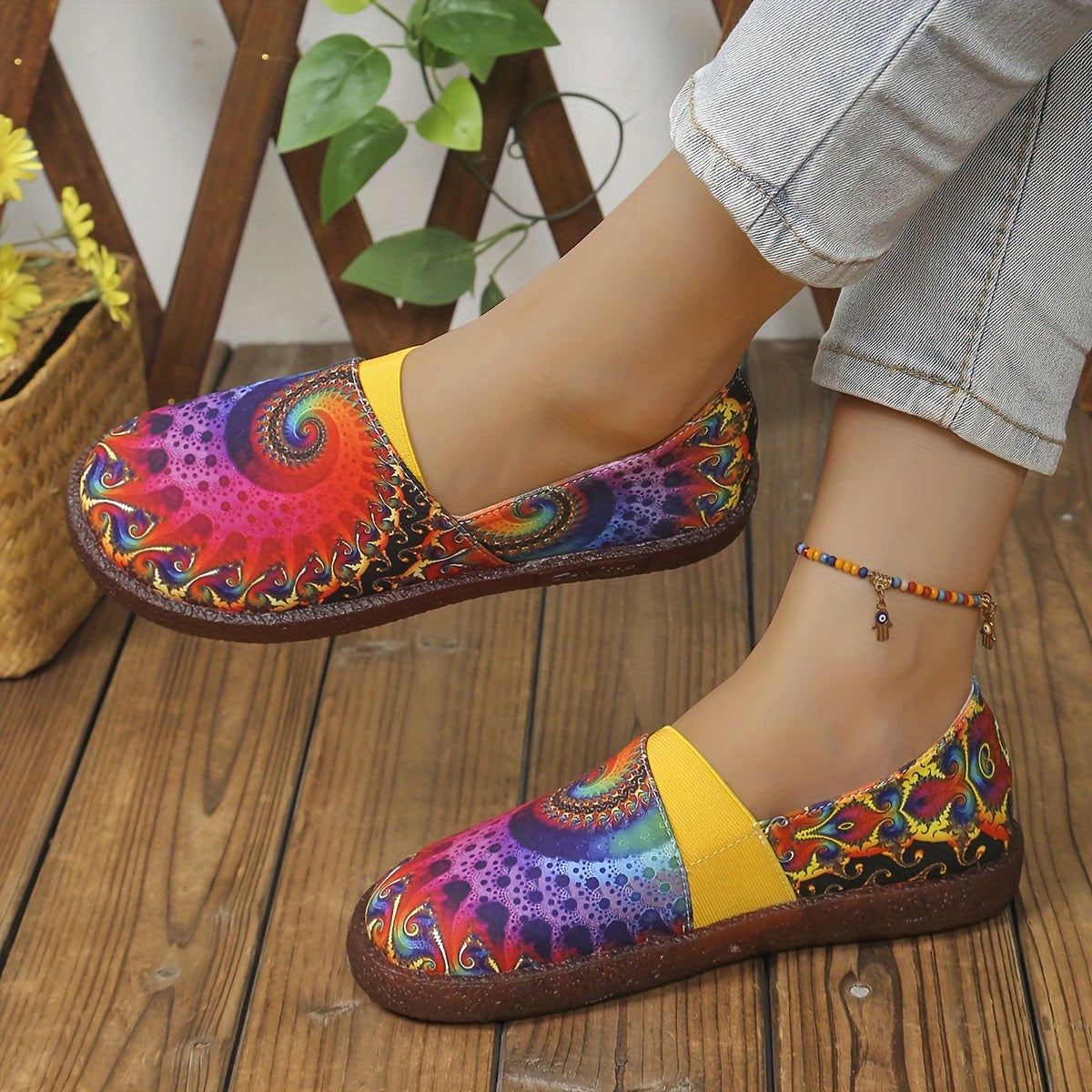 Women's Loafers & Flats – Comfort Fit for Everyday Wear – Yellow – view 2