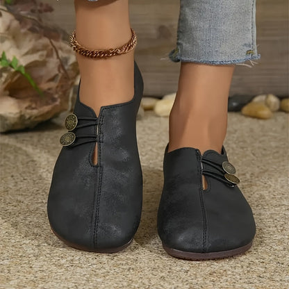 Women's Loafers & Flats – Cushioned Lightweight for Everyday Wear – Black option – view 2