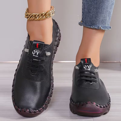 Women's Loafers & Flats - Lightweight Lace-Up for Everyday Wear - Signature Style – Blue option – view 6