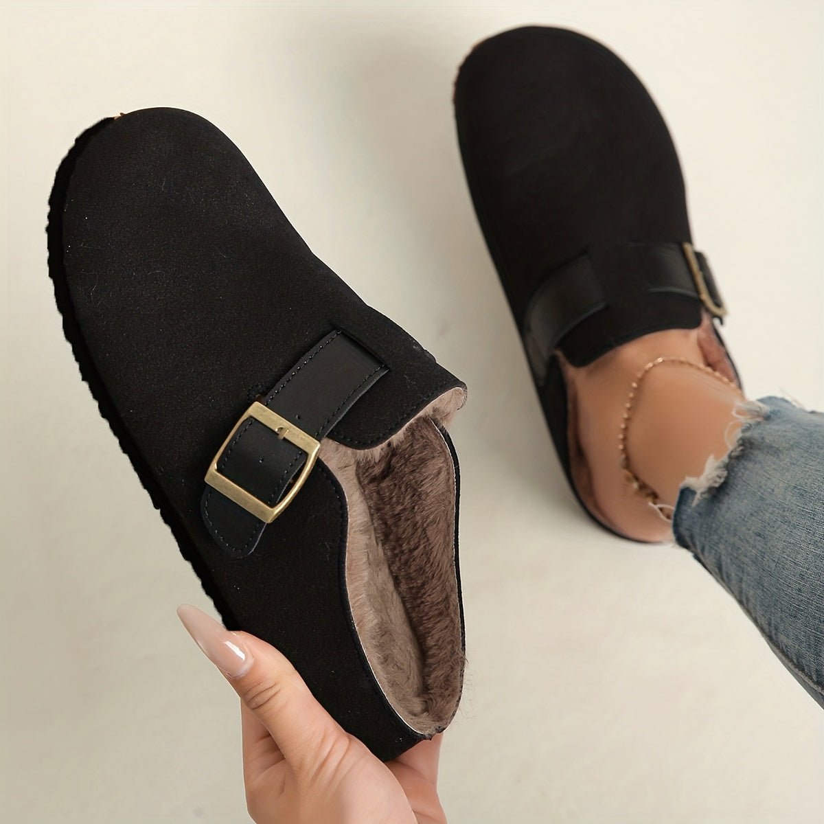Women's Loafers & Flats – Plush Lined Platform for Cold Weather – view 6