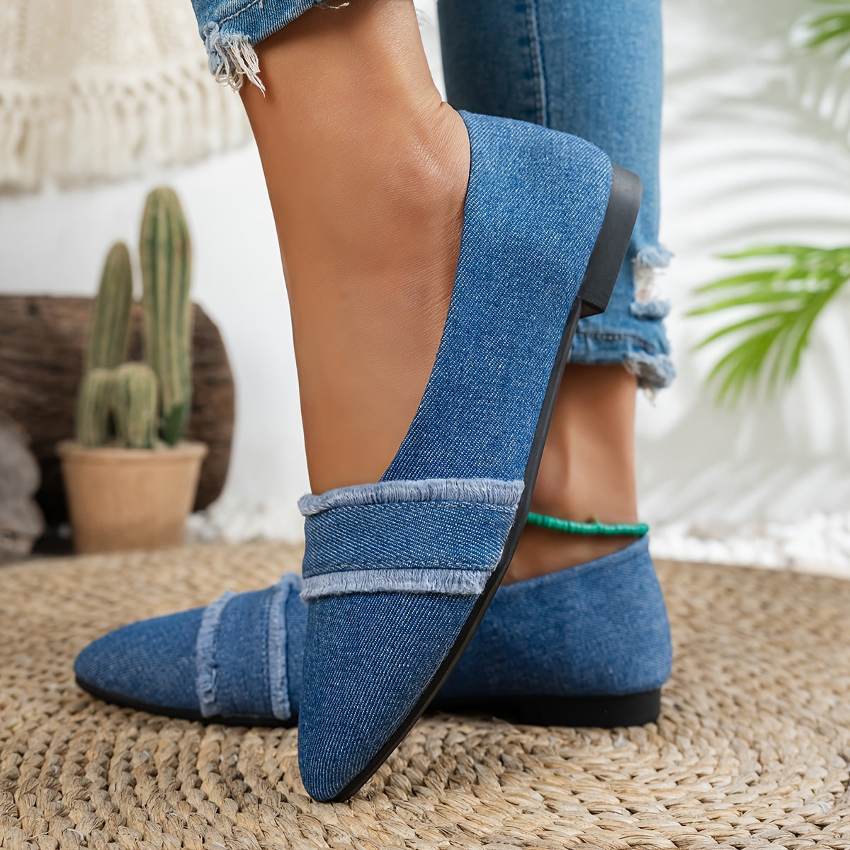 Women's Loafers & Flats – Slip-On for Work & Events – Blue option – view 2