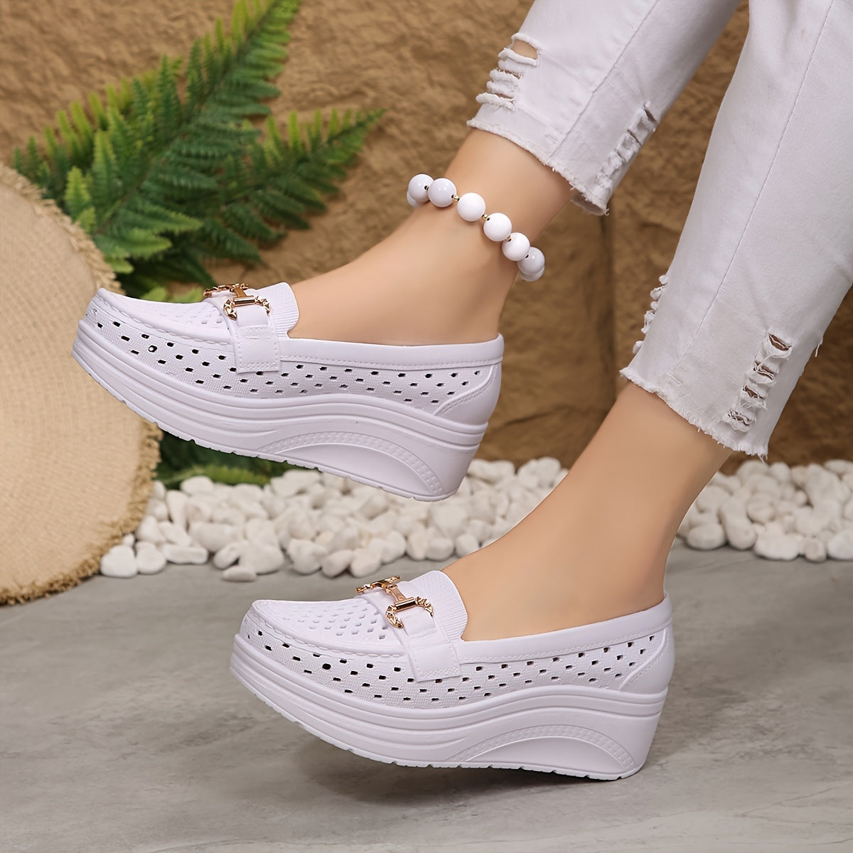 Women's Loafers & Slip-Ons – Lightweight Slip-On for Active Days – White option – view 6