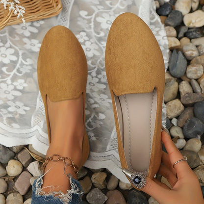Women's Loafers & Slip-Ons – Lightweight Slip-On for Everyday Wear – Beige option – main product image