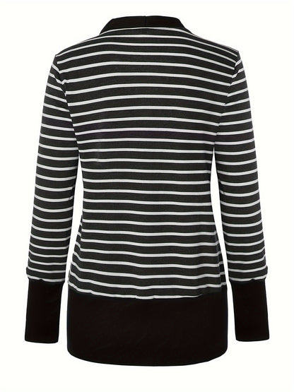 Women's Longline Button-Front Cardigan detail view