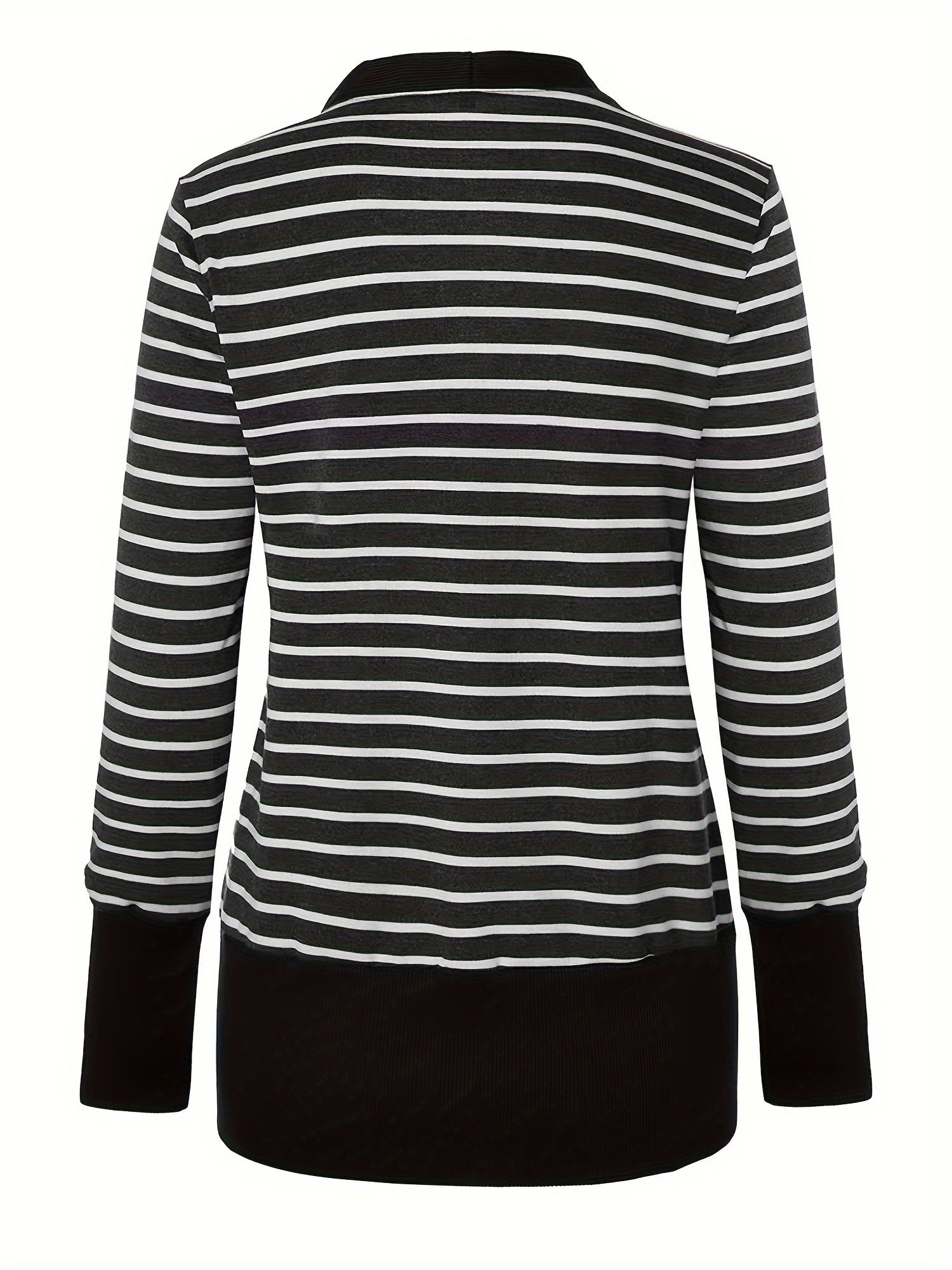 Women's Longline Button-Front Cardigan detail view