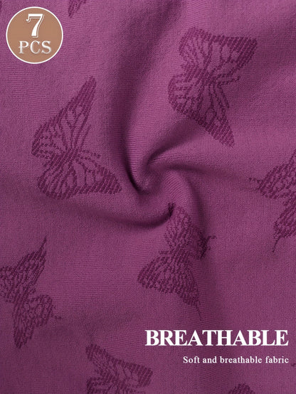 Women's Low-Rise Briefs - Butterfly Print Everyday Comfort – view 15