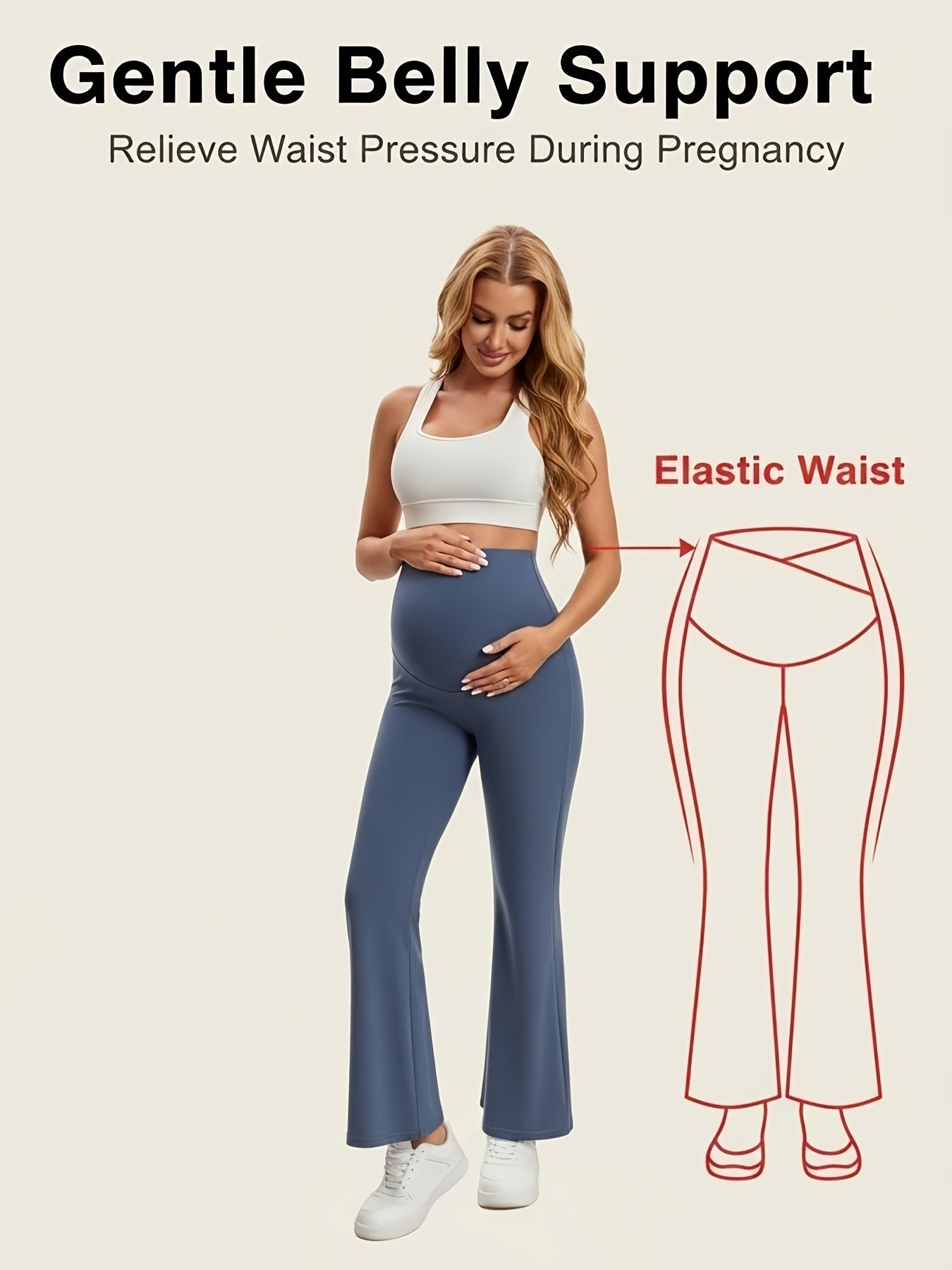 Women's Maternity Leggings - 4-Pack High-Waist detail view